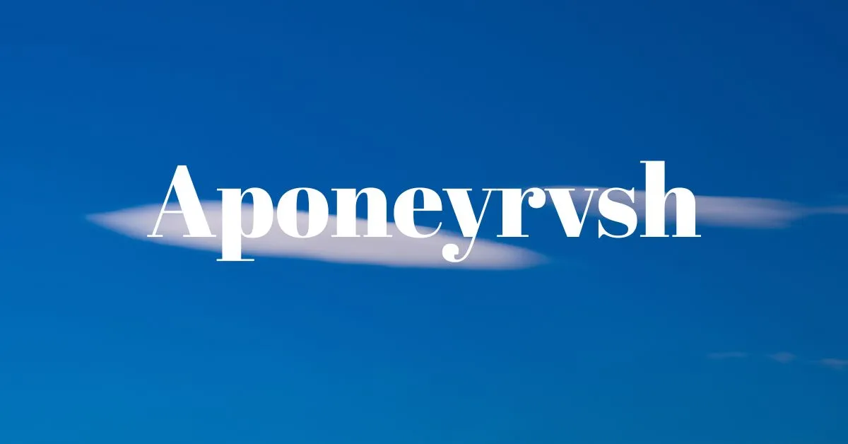 Aponeyrvsh