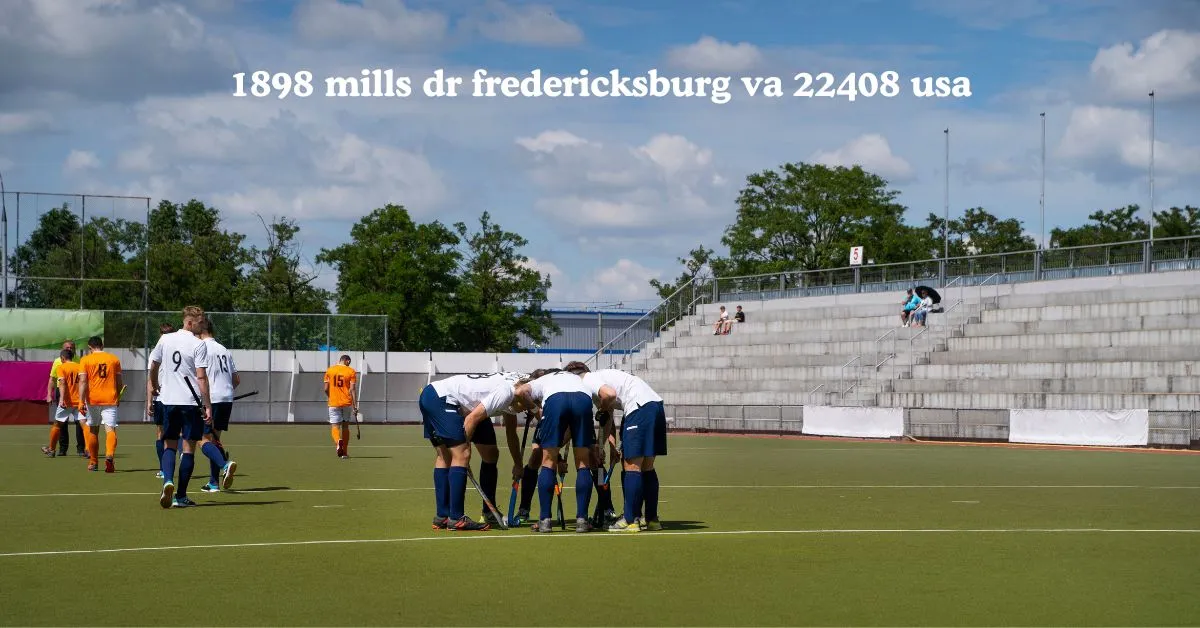 1898 Mills Drive Fredericksburg VA soccer complex entrance